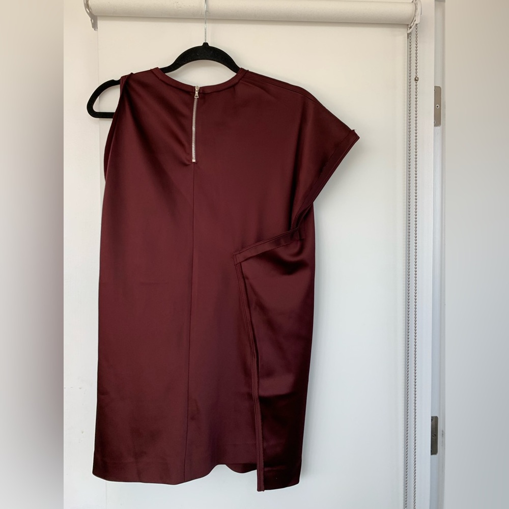 Acne Studios burgundy satin top - Picture 2 of 4